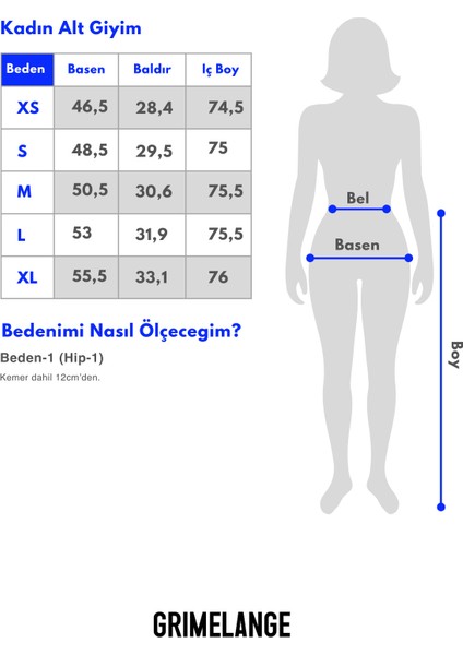 MORVELLA Kadın Nakışlı Regular Fit Ekru Eşofman Altı