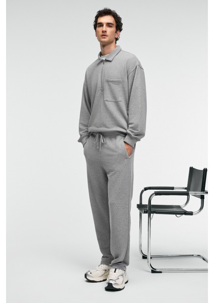 CLARENCE Erkek %100 Pamuk Kordonlu Lastikli Bel Arka Cebi Süs Etiketli Grimelanj Eşofman Altı fiyatları