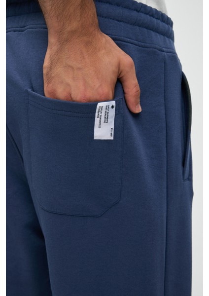 CLARENCE Erkek %100 Pamuk Kordonlu Lastikli Bel Arka Cebi Süs Etiketli İndigo Eşofman Altı indirimleri