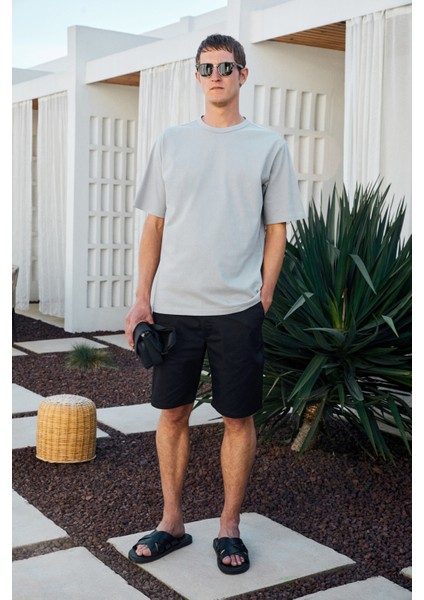 CATWALK Erkek %100 Pamuk Regular Fit Gri T-Shirt fiyatları