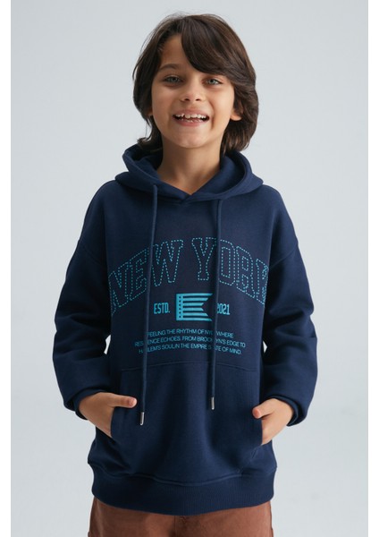 Roy Erkek Çocuk Kapüşonlu Sweatshirt