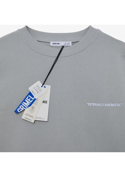 COLOMBIA Erkek 2 Li Set Comfort Fit Polarsız Nakışlı Açık Gri Eşofman Takımı modelleri