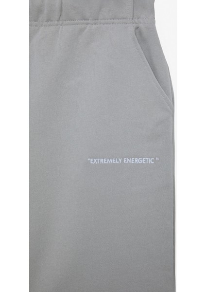 COLOMBIA Erkek 2 Li Set Comfort Fit Polarsız Nakışlı Açık Gri Eşofman Takımı fırsatları