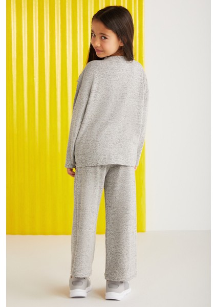 LILIANA-GRM24045 %34 polyester %28 viscon %33 pamuk %5elastne kız çocuk uzun kollu bluz ve pantalon fırsatları