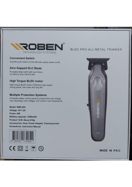 Profesyonel Tıraş Makinesi RBN-205 indirimleri