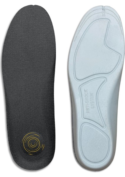 KF82 Full Konfor Ortopedik Yumuşak Tabanlık, Darbe Emici Rahat Erkek Kadın Spor Ayakkabı Tabanı