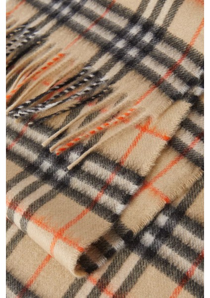 Çocuk Kaşmir Kareli Eşarp, Vintage Check & Saf Kaşmir fırsatları