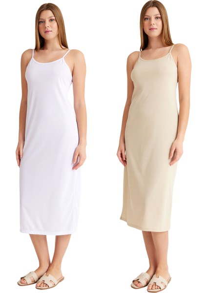 2152_AYAR Askılı Elbise Astarı Içlik Jüpon