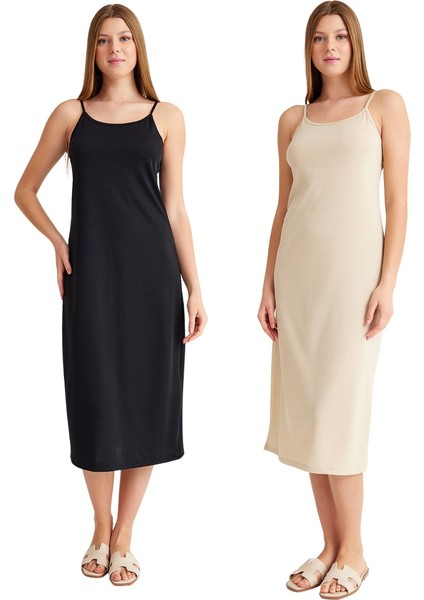 2152_AYAR Askılı Elbise Astarı Içlik Jüpon