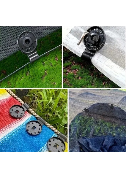 10 Adet Güneşlik Filesi Sabitleme Klipsleri, Gölgelik Bezi ve Brandalar Için Dayanıklı Plastik Kelepçe Kancaları (5286) fiyatları