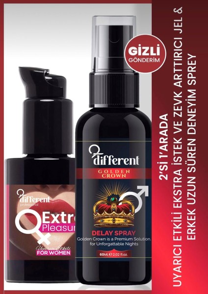 Uzun Deneyim Sprey Erkek ve Kadın Uyarıcı Jel