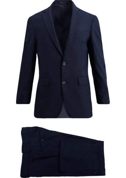 Açık Lacivert Comfort Fit 6 Drop Ceket