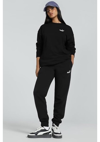 ESS Small No. 1 Logo Rela Siyah Kadın Sweatshirt fırsatları