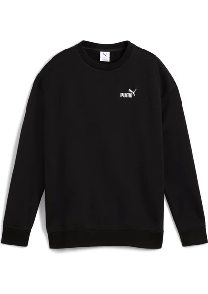 ESS Small No. 1 Logo Rela Siyah Kadın Sweatshirt indirimleri