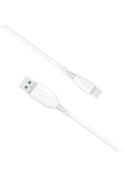 Rave Serisi Type-C Kablo 3.0A 1.2m - Beyaz