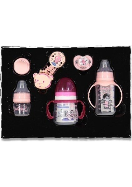 Pembe Renkli Bebek Biberon Seti 5'li, Sağlıklı ve Güvenli Kullanım Için Ideal fiyatları