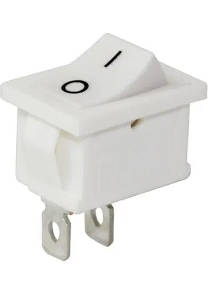 IC-125B-1 MINI Beyaz ışıksız On-Off Anahtar