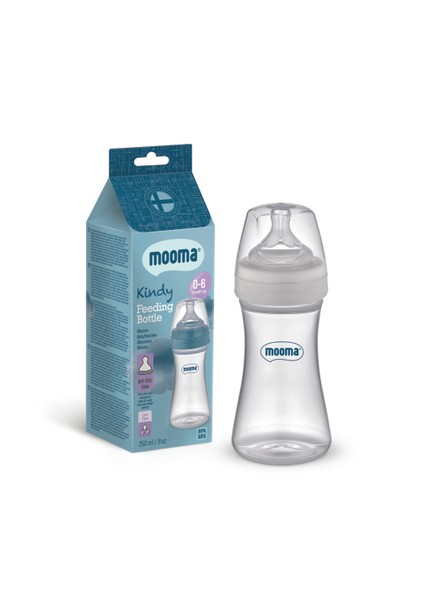 Şeffaf 250 ml Antikolik Pp Biberon 0-6 Ay Yavaş Akış fırsatları