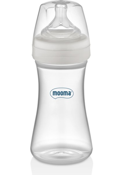 Şeffaf 250 ml Antikolik Pp Biberon 0-6 Ay Yavaş Akış