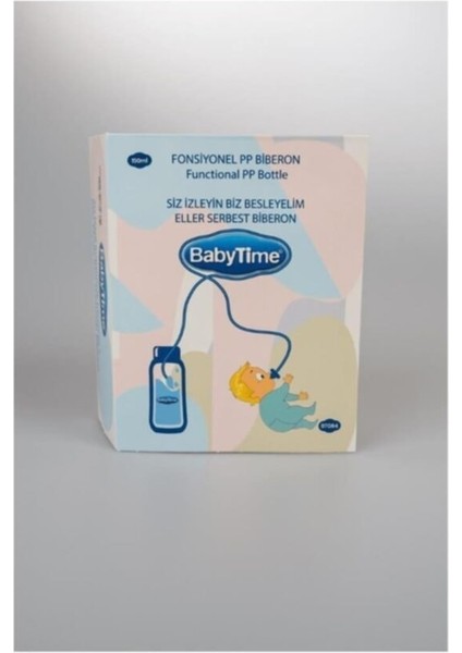 Fonksiyonel 150 ml Pp Biberon, Eller Serbest, Beyaz Renk modelleri