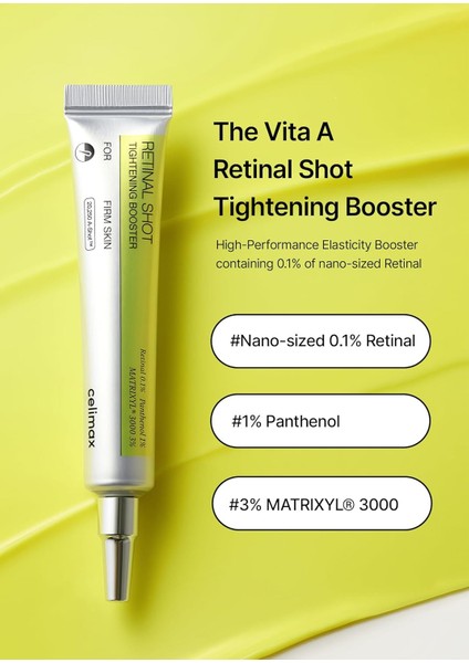 Retinal Shot Tightening Booster Retinal Krem 15GR Korea fiyatları