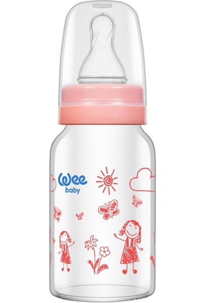 Isıya Dayanıklı Cam Biberon 120ML - Renk Seçenekleri