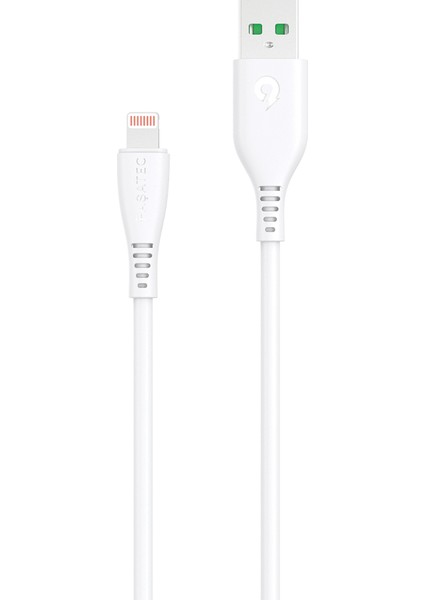 Rave Serisi Lightning Kablo 3.0A 1.2m - Beyaz fiyatları