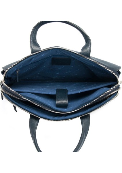 Lacivert Hakiki Deri Erkek Evrak Çantası - S1EV00021388-A38 fırsatları