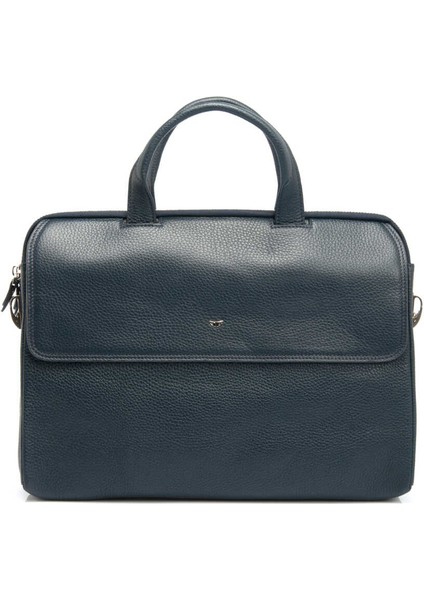 Lacivert Hakiki Deri Erkek Evrak Çantası - S1EV00021388-A38