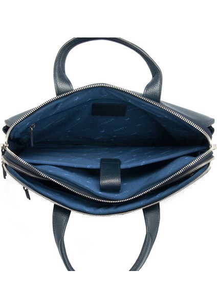 Lacivert Hakiki Deri Erkek Evrak Çantası - S1EV00021388-A38