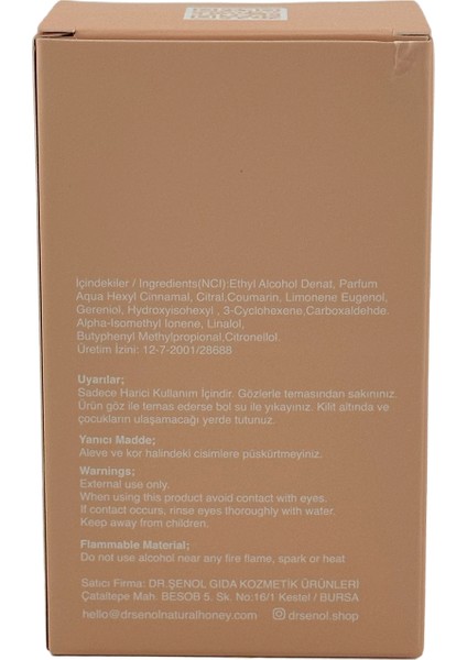 Saffron NO.540 - Unisex Parfüm 50 Ml. fırsatları