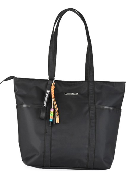 Tex Serı Shopper 5pr Siyah Kadın Omuz Çantası