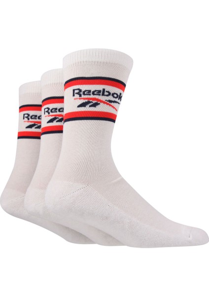 R0369VECTORCREW3LUFWHITE Beyaz Unisex Çorap fiyatları