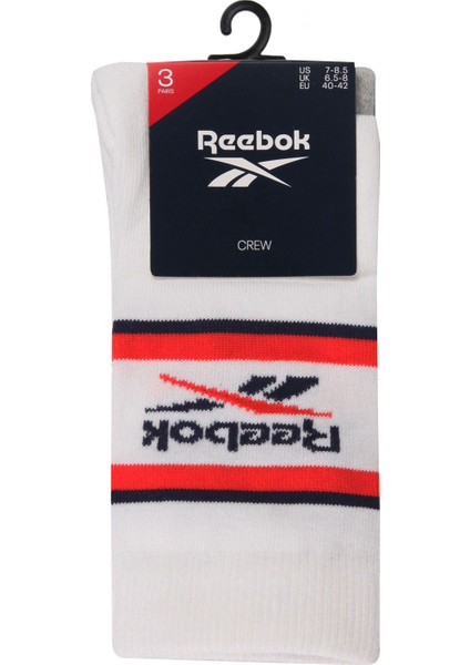 R0369VECTORCREW3LUFWHITE Beyaz Unisex Çorap modelleri