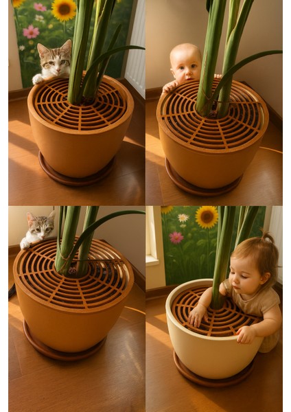 Saksı Koruma Izgarası, Saksı Kedi Koruması (Evcil Hayvan & Çocuk Saksı Koruyucu) fiyatları