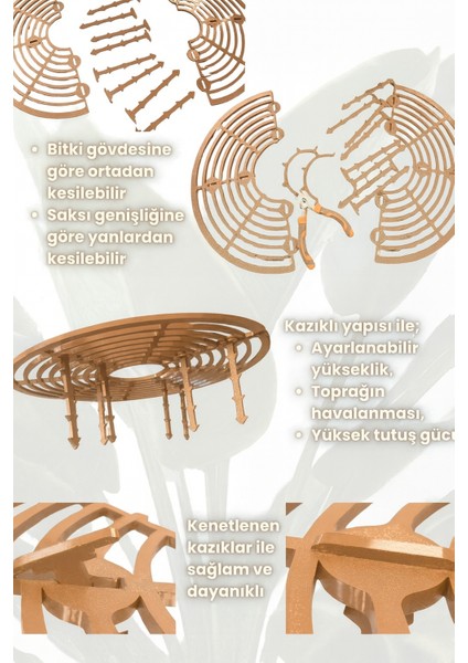 Saksı Koruma Izgarası, Saksı Kedi Koruması (Evcil Hayvan & Çocuk Saksı Koruyucu) modelleri