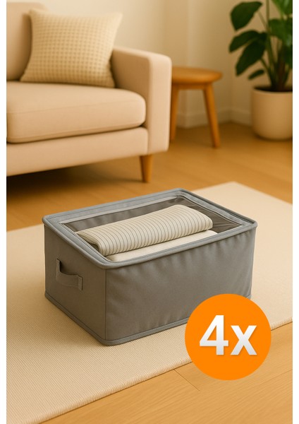 Baza Altı Seti │ 18 Adet Organizer Seti | Fermuarlı Pencereli Saklama Organizerleri & Hurçlar indirimleri