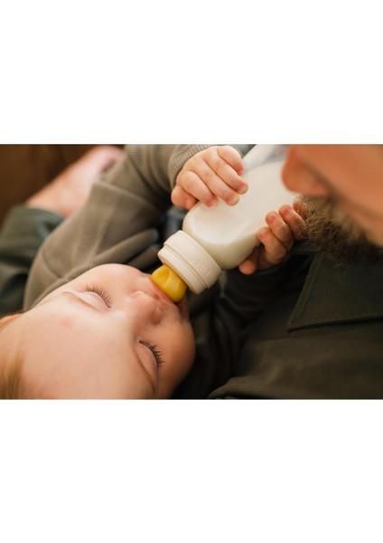 Bebek Biberon 270 ml Kauçuk Uç Ivory Renkli Sağlıklı ve Güvenli Seçenek