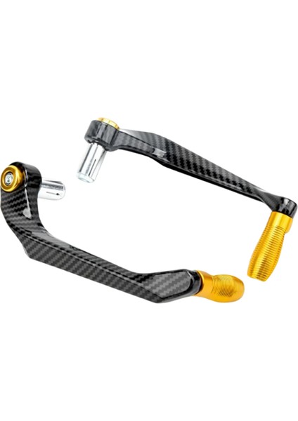 Motosiklet Manet Koruma Seti (Karbon Desen) Gold