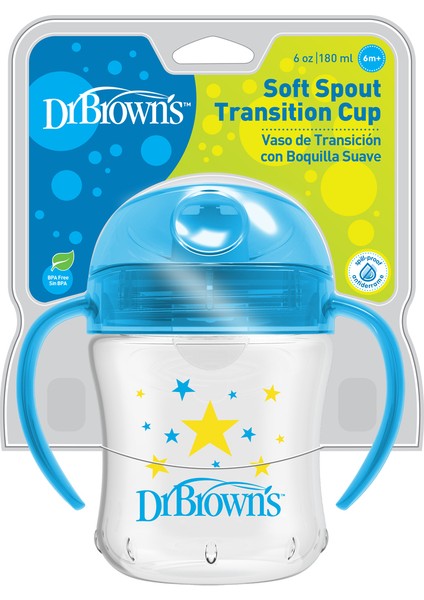 Geniş Ağız Antikolik Pp Biberon ve Bardak Seti, Mavi Desenli fiyatları