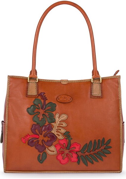 Handmade Taba-Çok Renkli Kadın Omuz Çantası Hawai