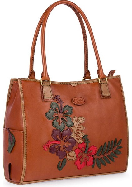 Handmade Taba-Çok Renkli Kadın Omuz Çantası Hawai fiyatları