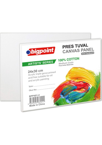 Artists' Pres Tuval 24X30CM x 4 Adet