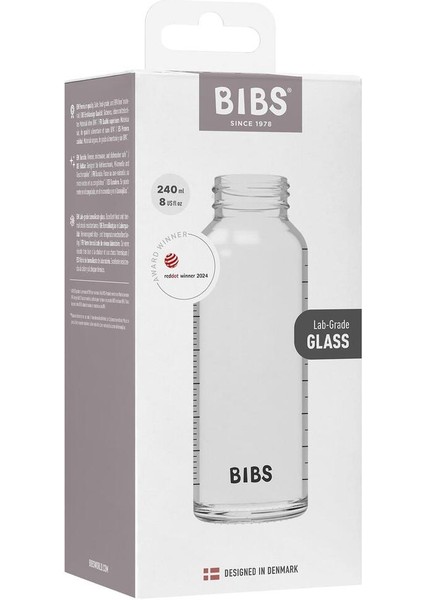 Şeffaf Cam Biberon Şişesi 240 Ml, Sağlıklı ve Güvenilir Bebek Beslenme Şekli fırsatları