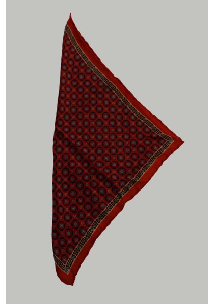 Kırmızı Desenli Mendil