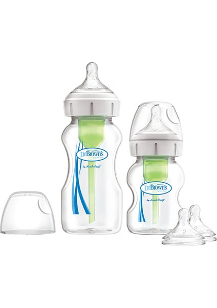 Yumuşak Uçlu Pp Biberon Çift Seti, Kolik Önleyici, Güvenli ve Dayanıklı Tasarım