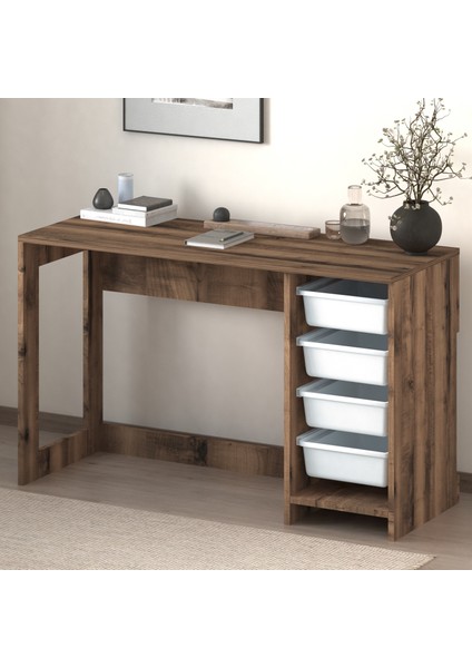 Hero Modern Çalışma Masası - 120 cm - Antik Ceviz modelleri