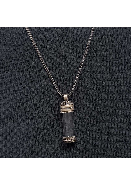 Gümüş Içi Açılabilen Muska Kabı Cevşen Erkek Kolye (BC-5C8F13) fiyatları