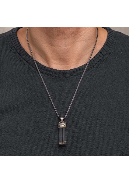 Gümüş Içi Açılabilen Muska Kabı Cevşen Erkek Kolye (BC-5C8F13) fırsatları