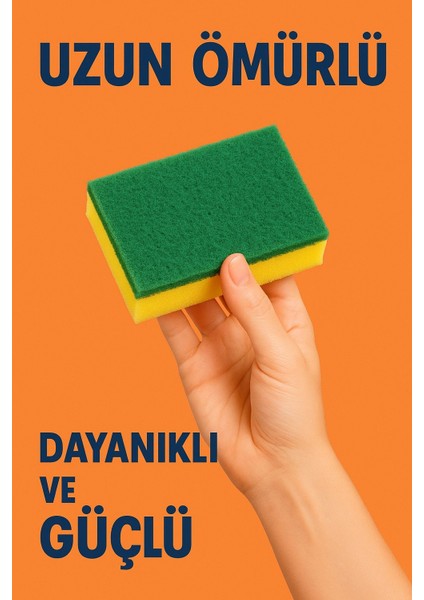 10 Adet Klasik Bulaşık Süngeri Ekonomik Brite Sünger Temizlik Dayanıklı Bulaşık Süngeri modelleri